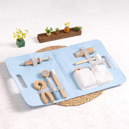 Pretend Play Little Dentist Play Set with Carry Case