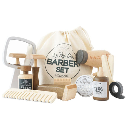 Wooden Hairdresser and Barber Kit - 12pcs