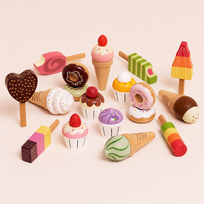 Ice Cream Cones Set