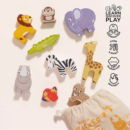 African Stacking Animals