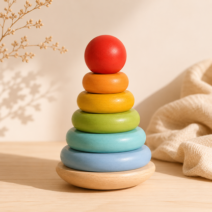 Rainbow Stacking Tower