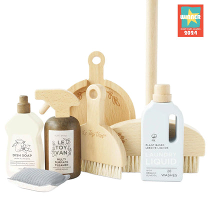 Wooden Cleaning Set