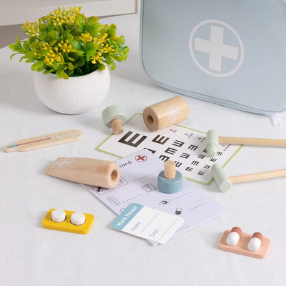 Pretend Play Little Doctor Blue Play Set