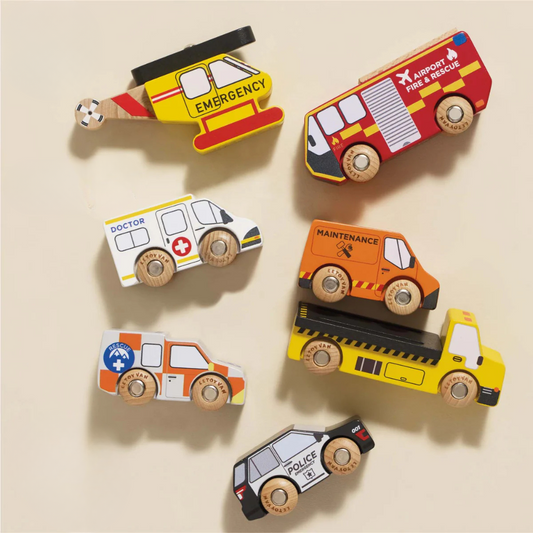 Wooden Emergency Cars